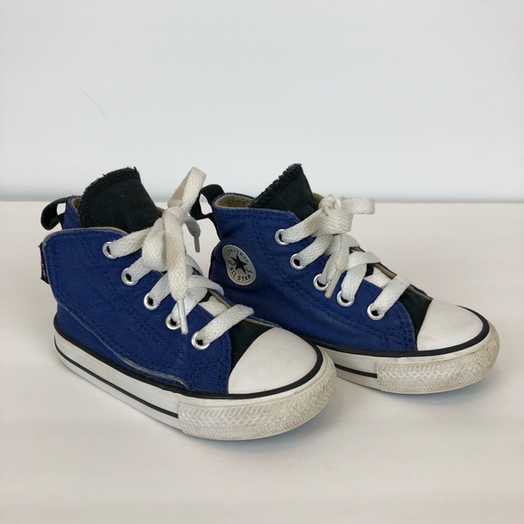 blue velcro converse